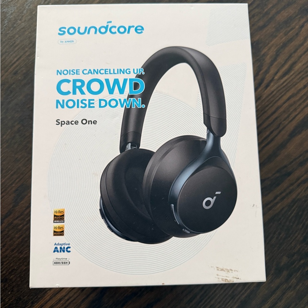 New in Box not opened! Soundcore Noise cancelling headphones